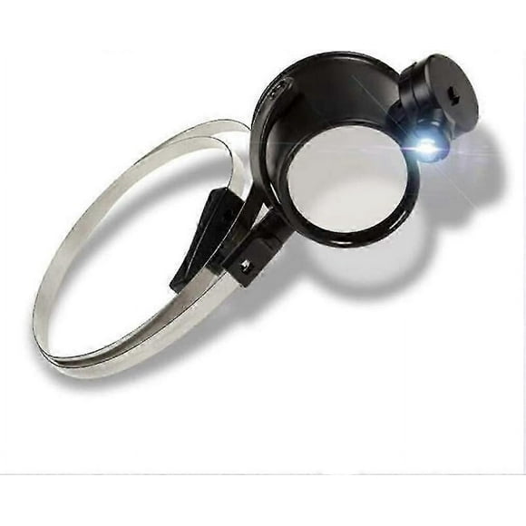 Magnifying Glasses with LED Light 15X Zoom - Headband Magnifying Glasses Headband with Light