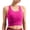 Hot Pink, variant on Stamzod Workout Tops for Women Athletic Yoga Basic Tank Summer 2026 Slim Fit Ribbed Sleeveles Gym Shirts White M