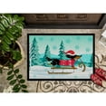 thumbnail image 3 of Carolines Treasures VHA3030JMAT Merry Christmas Dachshund Door Mat Indoor Rug or Outdoor Welcome Mat 24x36 Doormat  36"L, 3 of 4