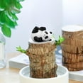 thumbnail image 4 of 2025 New Resin Panda Figurine Desktop Ornament Cute Mini Bear Statue for Birthday Party Cake Topper Tabletop Indoor Decoration Unique Idea, 4 of 8