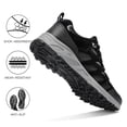 thumbnail image 4 of Zapatos de senderismo Kricely Waterproof Suede para hombre, color negro, talla 10.5, 4 of 6