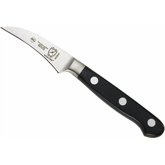 Mercer Culinary Renaissance 2.5 Inch Forged Steel Peeling Knife, Black