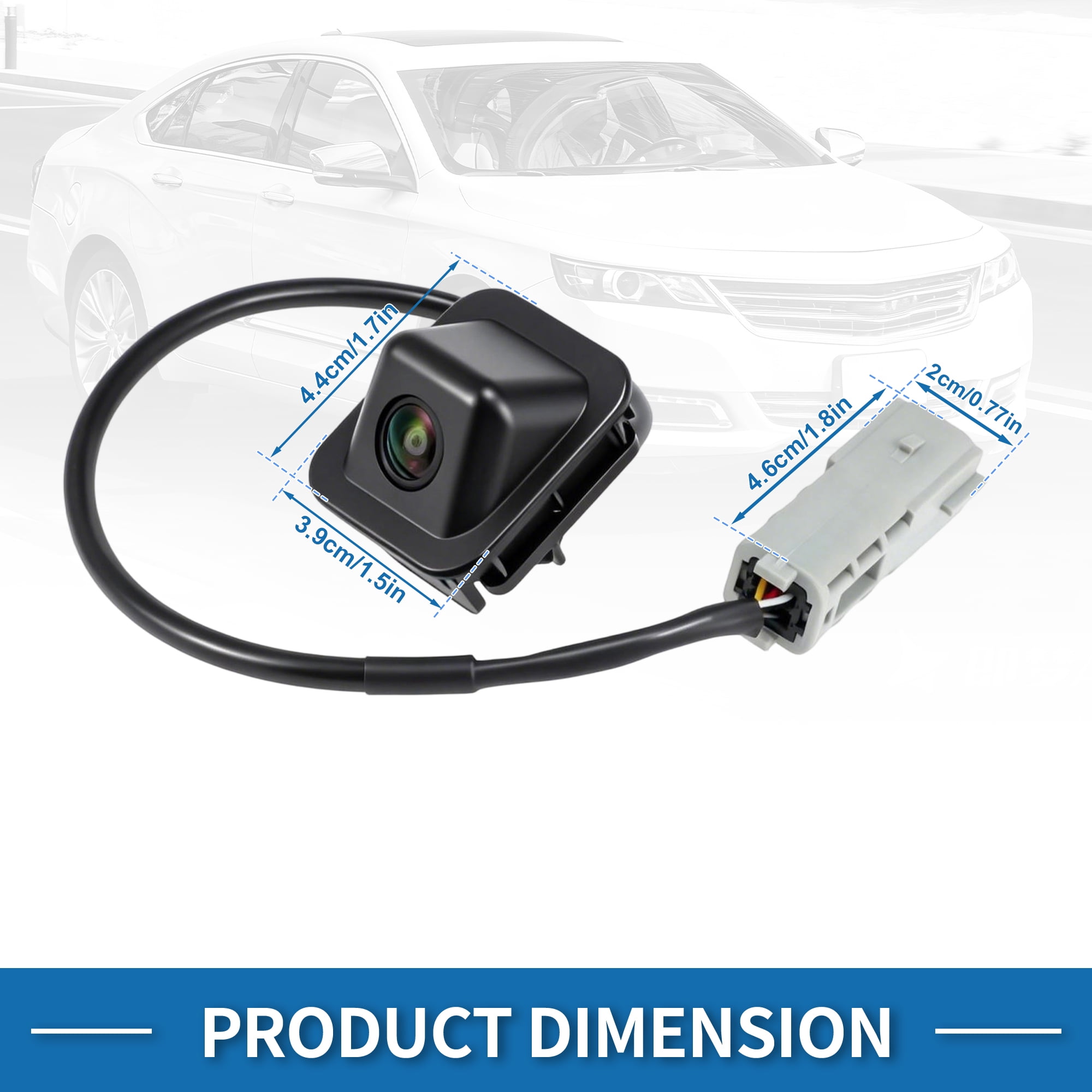 Unique Bargains Rear View Camera for Chevrolet Impala 2014-2020 Sedan Park Assist