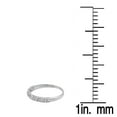 thumbnail image 4 of 0.10 Carat (ctw) 14k Gold Round Diamond Ladies Anniversary Wedding Band Stackable Ring 1/10 CT, 4 of 4