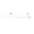 thumbnail image 3 of WAC Lighting Flip LED 3000K Left Contemporary Aluminum Swing Arm in Black, 3 of 3