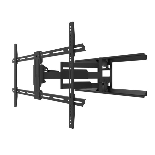 Soporte de pared para TV Kanto LDX690 Full Motion para televisores de 40 a 90 pulgadas, color negro