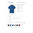 thumbnail image 2 of Port Authority K557 Men's Double Pocket Polo Shirt - Black/ Monument Grey - X-Small, 2 of 2
