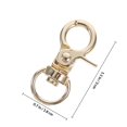 thumbnail image 2 of OUNONA 10Ud Accesorios Para Jaula Dorados Con Antiescape Fáciles De Instalar, 2 of 6