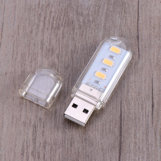 OULII 1Set Computer Desk Lamp Usb Reading Light 5.90X0.71X0.35In For Night Use Reading Portable Lighting