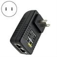 thumbnail image 2 of 48V Gigabit PoE Injector PoE 48V/0.5A Output IEEE 802.3af/At Passive PoE+ 10/100/1000Mbps US Plug,1 * PoE Injector, 2 of 5