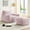 Pink, variant on ZAFLY Oversized Bean Bag Chair for Adults, Faux Fur Large Comfy Chair with Footstool, Big Lazy Floor Sofa for Gaming - Dark Gray
