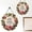 7.87 in, variant on God Bless This Home Sign, Welcome Sign for Front Door, Home Sweet Home Sign, Farmhouse Round Floral Welcome Door Plaque, Christian Front Door Hanger