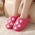thumbnail image 4 of BERANMEY Halloween Slippers for Women Perfect Soft Plush Comfy Warm Slip-On Cute Womens Slippers Indoor Fluffy House Slippers for Women and Men Non-slip Fuzzy Flat Slides, 4 of 8