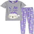 thumbnail image 1 of Ensemble de Pyjama pour Fille, Doux et Confortable, Vêtement de Nuit, Pyjama à Motif, Taille 4 à 14 Ans, 1 of 5