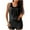 Dark Gray, variant on Ohufall Tankini Bathing Suits for Women Tummy Control Modest Swimsuits Plus Size Two Piece Swimwear Solid Top Boy Shorts