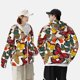thumbnail image 4 of Fotbe Retro Floral Butterfly Chaqueta con Protección Solar UPF 50+ para Hombre y Mujer, Camisa con Capucha y Bolsillos-Small, 4 of 7