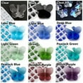 thumbnail image 4 of U8MO 10pcs 14mm Butterfly Shape Crystal Glass Faceted Loose Spacer Beads Pendants DIY-Deep Blue, 4 of 7