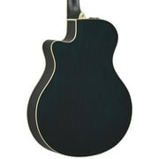 Yamaha APX600 Oriental Blue Burst Thinline Acoustic Electric Guitar