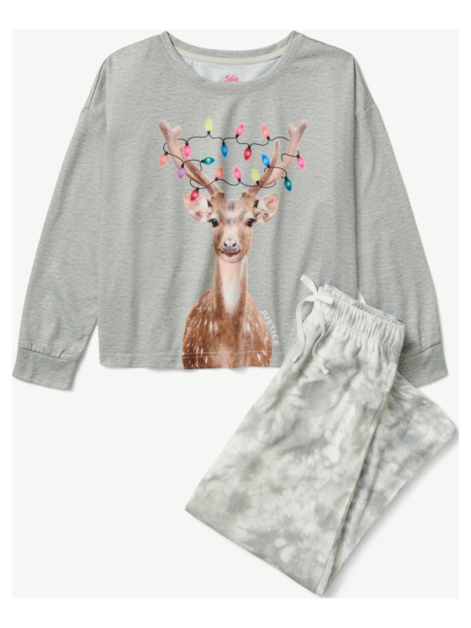 Justice reindeer pajamas new arrivals