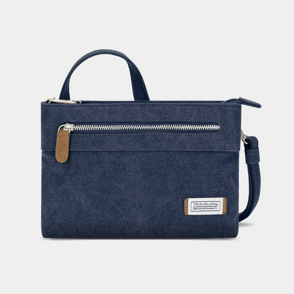Travelon Anti-Theft Heritage Small Crossbody Indigo - 33226-350