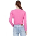 thumbnail image 3 of SUÉTER PARA MUJER QUARRY CROPPED CUELLO ABIERTO Y CON BOTONES, 3 of 4