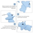thumbnail image 3 of Aretes de figuras EarringHippo01 3Pzas Hipopótamo Tuerca Azul Silicona VentDepot, 3 of 5