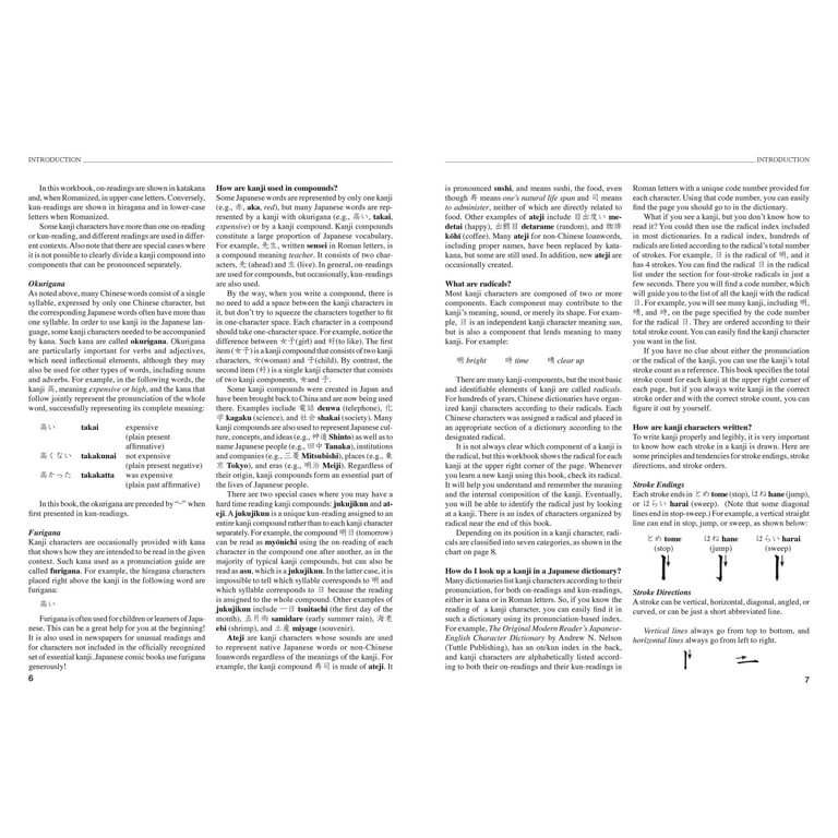 Japanese language learning beginner-intermediate kanji furigana book 6 book  set