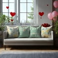 thumbnail image 2 of Lavish Cover 20x20 Inch Blue Daisy Home Pillow Cover, Warm Home Decorative Cushion Case for Sofa Bedroom, No Insert, 2 of 8
