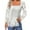 White, variant on YDLCAFD Easter Women's Fashion Solid Backless T Shirts Crop Top Casual Long Sleeve Sexy Long Top