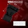 thumbnail image 5 of Jtbuh XLY Ventilated Weight Lifting Gym Gloves - Wrist Support for Weight Lifting - Workout Gloves for Men and Women - Neoprene Gloves with Silicon for Grip, 5 of 5