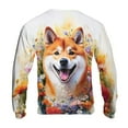 thumbnail image 2 of Welcome Spring Summer Shiba Inu Portrait Flower Blue Sky All Over Print 3D Sweatshirt Unisex Merch Shibas Dog Lovers Gifts Idea - 12001, 2 of 6