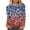 02-Multicolor, variant on online 4th of July Tops for Women Crewneck Womens 3/4 Length Sleeve Tops USA Shirts Graphic Tees Vintage Trendy Over Size T Shirts Clothes Summer Camisa Blanca Para Mujer