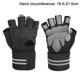 thumbnail image 2 of Hukapapa Guantes de Fitness para Levantamiento de Pesas, Guantes Deportivos de Medio Dedo Antideslizantes y Transpirables,Negro,L,, 2 of 5