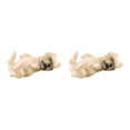 thumbnail image 2 of Ounissouiy Modelo de mascota, animal realista de plástico, para niños pequeños, juguete, decoración del hogar, regalo dormir L bulldog 937 2Conjunto, 2 of 6