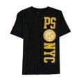 thumbnail image 1 of Aeropostale Boys Crest Graphic T-Shirt, Negro, 4, 1 of 1