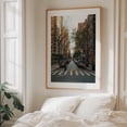 thumbnail image 5 of City Stroll - Manhattan New York Photography Street Photography Cityscape Architecture Autumn Dog Oak Framed Wall Art Print 12 x 16 inches, 5 of 12