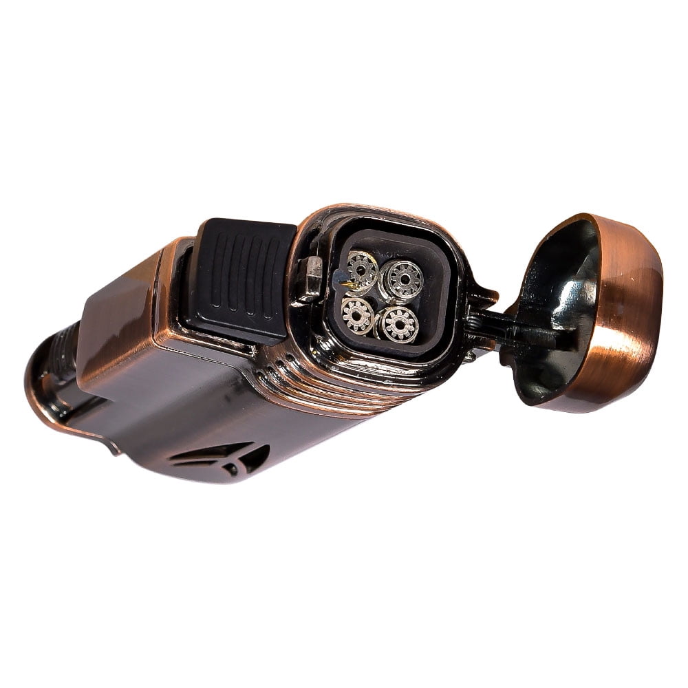 Lotus Lighter Defiant L65 Quad Jet Lighter w/ Cigar Punch