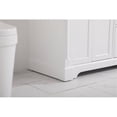 thumbnail image 5 of Elegant Decor Clarence 36" Solid Wood and Metal Single Bathroom Vanity in White, 5 of 8