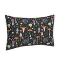 thumbnail image 2 of Daiia Mushrooms Bedding Waterproof Pillow Protector Zippered Queen – Bed Bug Proof Pillow Encasement-14"x20", 2 of 9