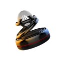 thumbnail image 1 of Solar Powered Car Air Freshener Creative Small Desk Decoration Car Diffuser for Car Interior Black, 1 of 9