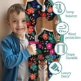 thumbnail image 3 of Blackout Kids Curtains,Shiba Inu Dog and Flower Floral Childrens Insulated Curtains Set Of 2,Bedroom Essentials,Toddler Room Decor 52x84in(132x213cm), 3 of 4