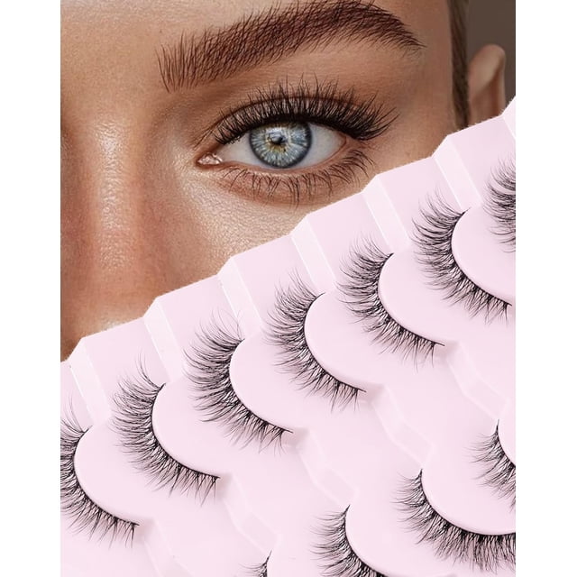 Pestañas postizas Onlyall Natural Lashes Look, 7 pares D1