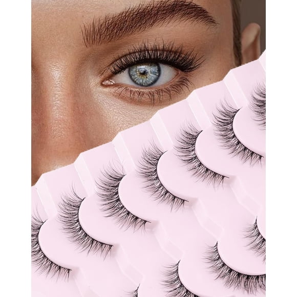 Pestañas postizas Onlyall Natural Lashes Look, 7 pares D1