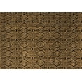 thumbnail image 1 of Ahgly Company Indoor Rectangle Abstract Brown Modern Area Rugs, 5' x 7', 1 of 4