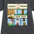 thumbnail image 2 of Peanuts - Good Grief Comic - Toddler & Youth Girls Fleece Dress, 2 of 5