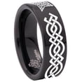 thumbnail image 6 of Celtic Star Tungsten Carbide Ring, 6 of 9