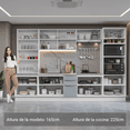 thumbnail image 4 of Cocina Integral Completa Armario de Vidrio Madesa Lux BG 03, 4 of 13