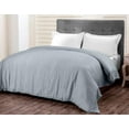 thumbnail image 3 of A1HC Organic Cotton Duvet Cover 300 Thread Count GOTS Certified, Soft & Silky Sateen Weave, King 92"x108" - Light Blue, 3 of 7