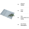 thumbnail image 3 of Bambloom Bamboo Bath Mat,Non-Slip Shower Mat for Bathroom,21x14in,Gray, 3 of 9