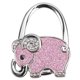 thumbnail image 1 of EeaseMX Gancho para bolso plegable de mesa con diseño de elefante y diamantes de imitación (rosa), 1 of 7